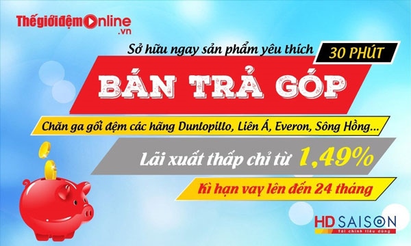 Chương trình đặc sắc - Trả góp ưu đãi tại Thegioidemonline