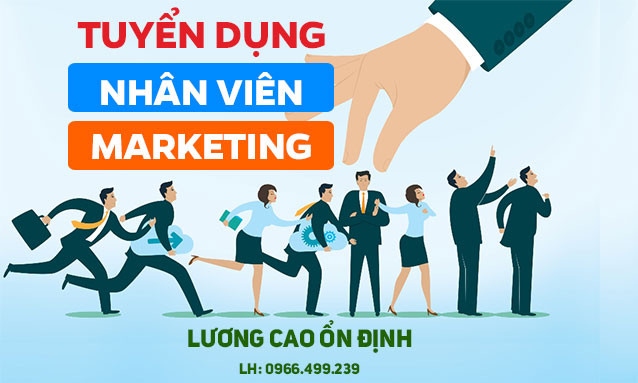 Tuyển nhân viên Marketing T3/2018 lương hấp dẫn